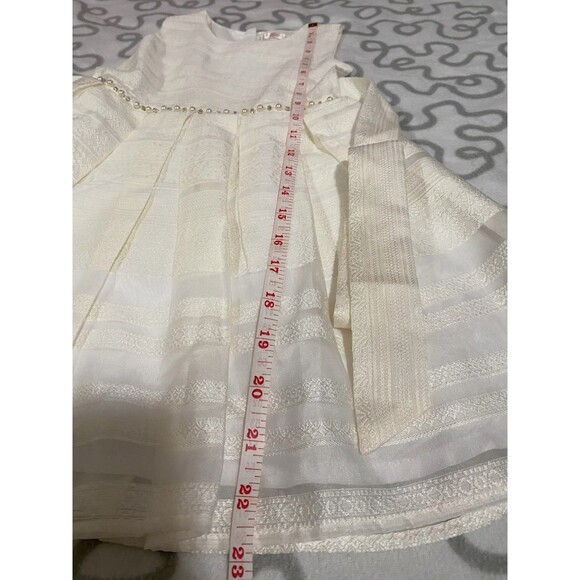 Bloom B Shirt Dress Girls Toddler 1- 2T Casual Formal Event White Sleeveless - Picture 4 of 8